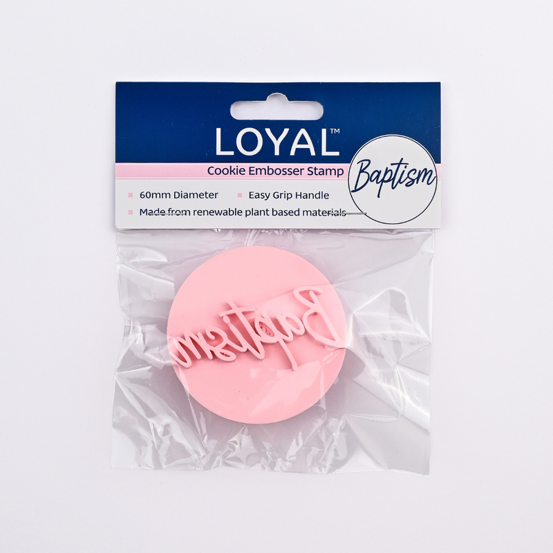 Cookie Embosser Stamp Baptism