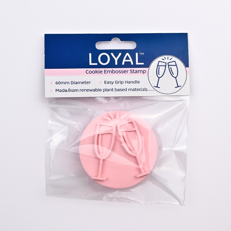 Cookie Embosser Stamp Cheers