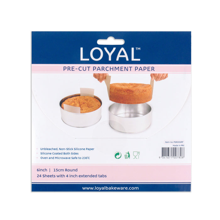 Pre Cut Parchment Paper Round 6in