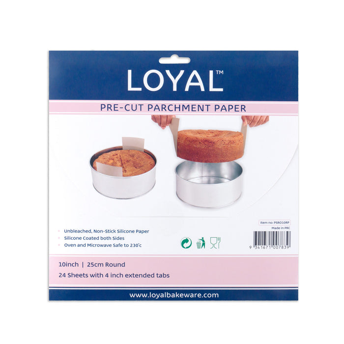 Pre Cut Parchment Paper Round 10in