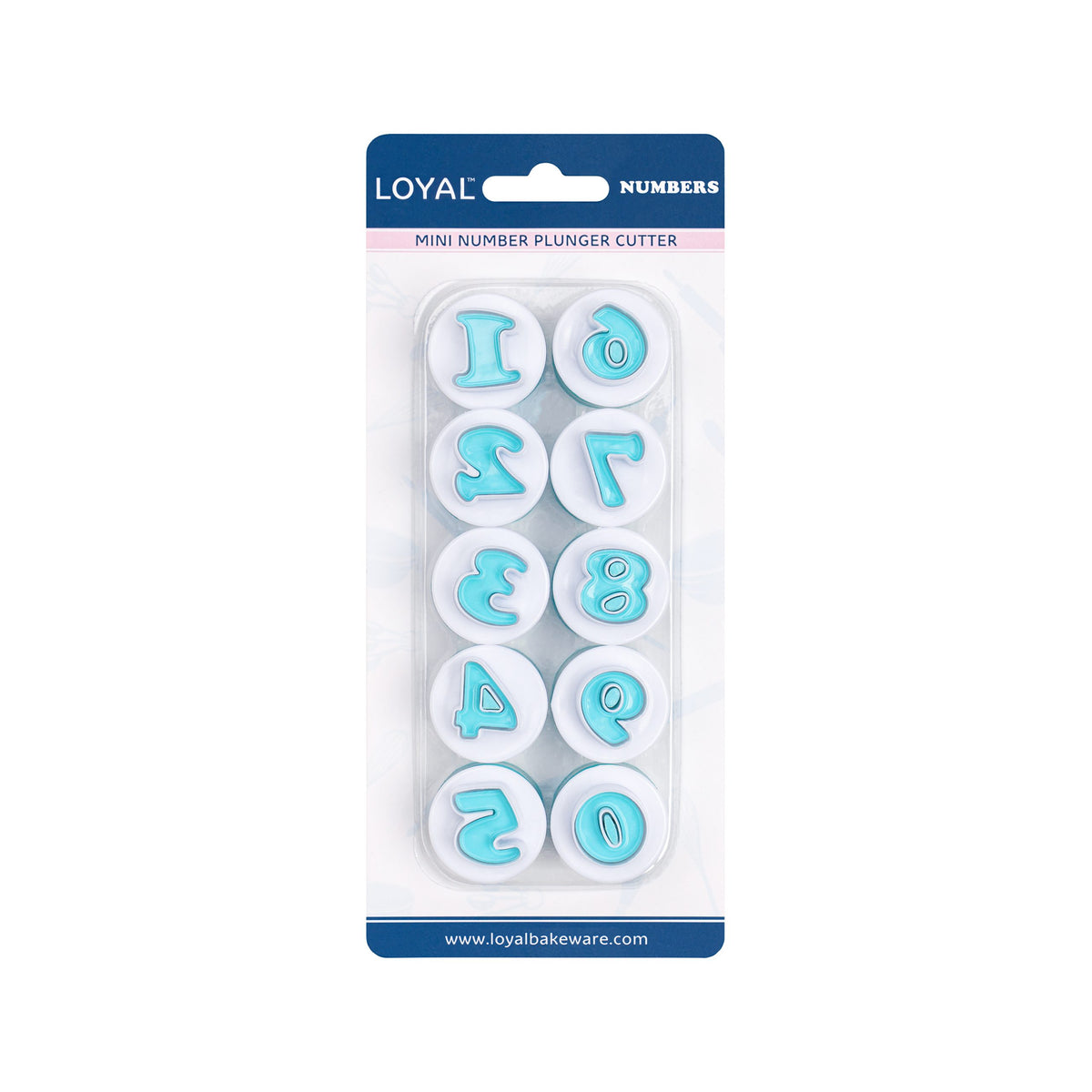 Mini Number Plunger Cutter 10pc — Cakers Warehouse