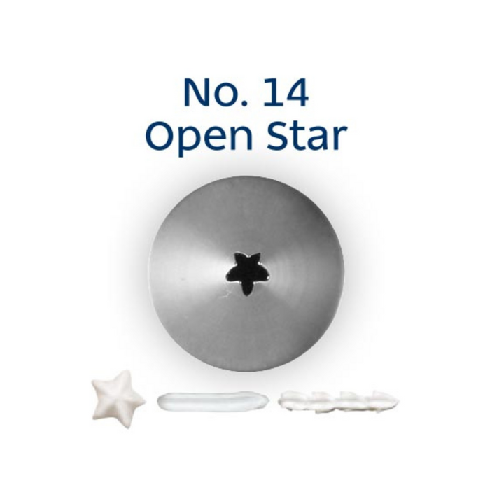 Piping Tip Open Star  #14