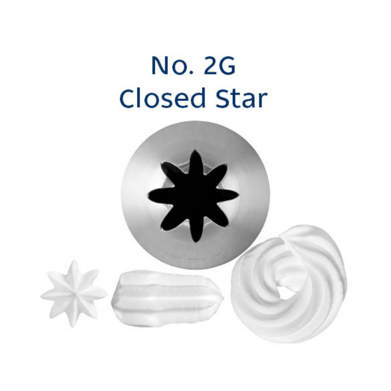 Piping Tip Closed Star #2G
