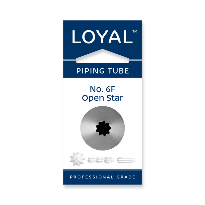Piping Tip Open Star #6F