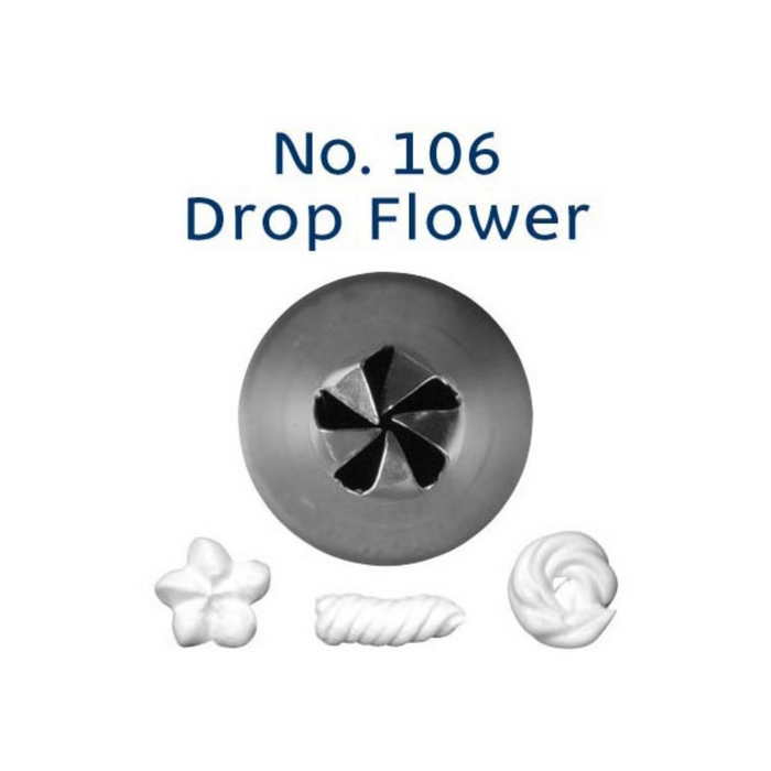 Piping Tip Drop Flower #106