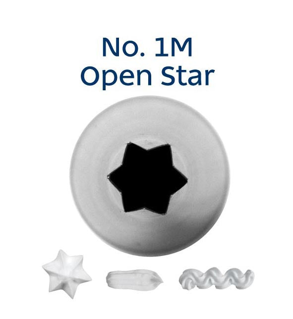 Piping Tip Open Star #1M