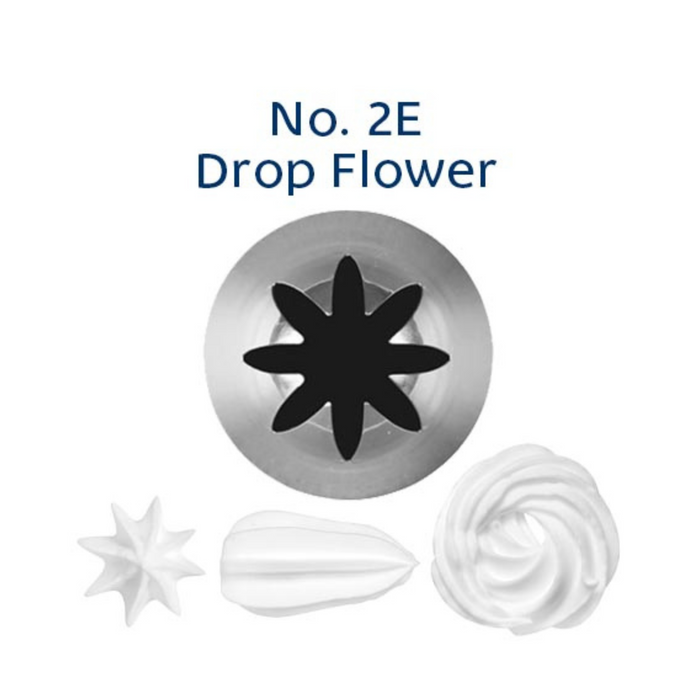 Piping Tip Drop Flower #2E