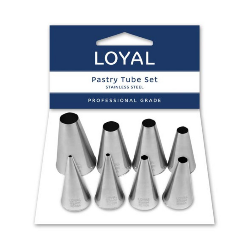 8pc Round Piping Tip Set