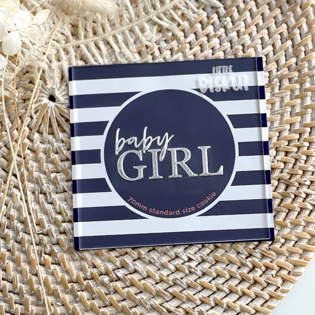 Debosser Plate 'Little Biskut' Baby Girl