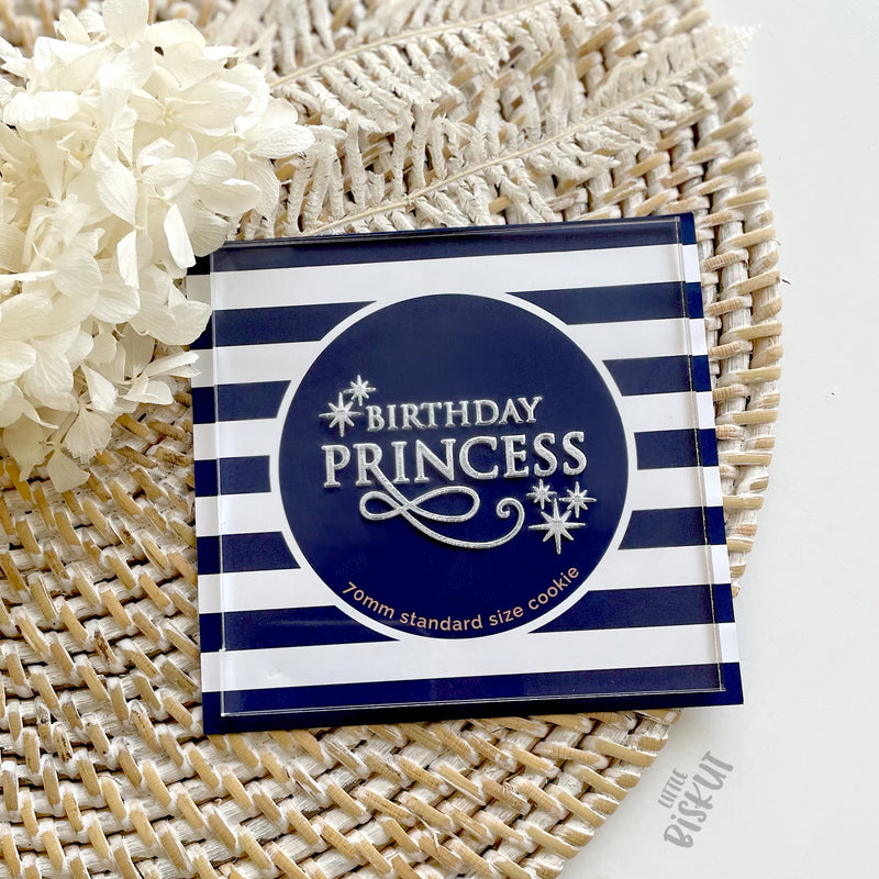 Debosser Plate 'Little Biskut' Birthday Princess