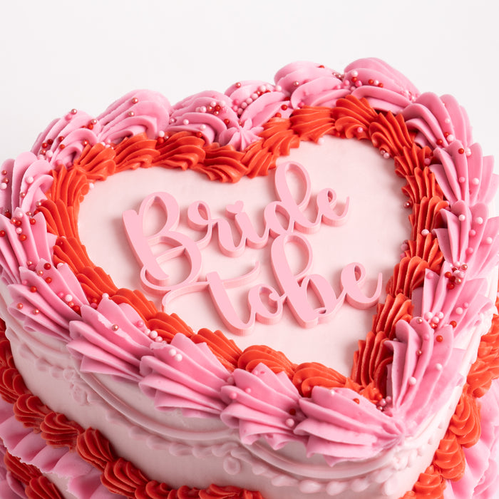 Dressed Cake Heart Lambeth