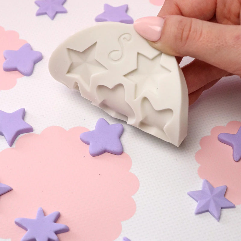 Silicone Mould  Twinkle Stars Large