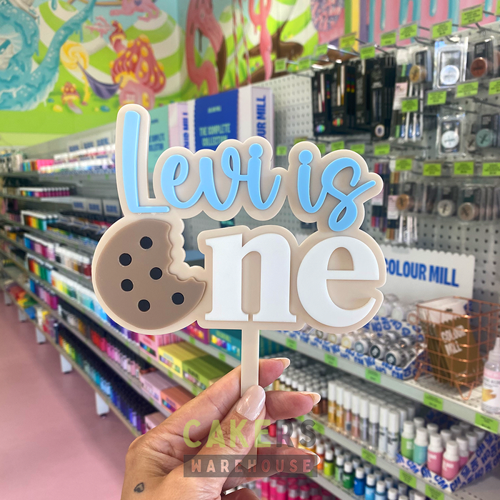 Topper Name Is One With Cookie