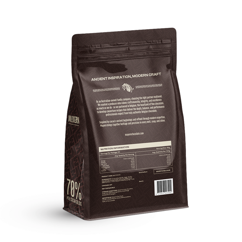 Mayern Couverture Dark Chocolate 70% 2.5kg