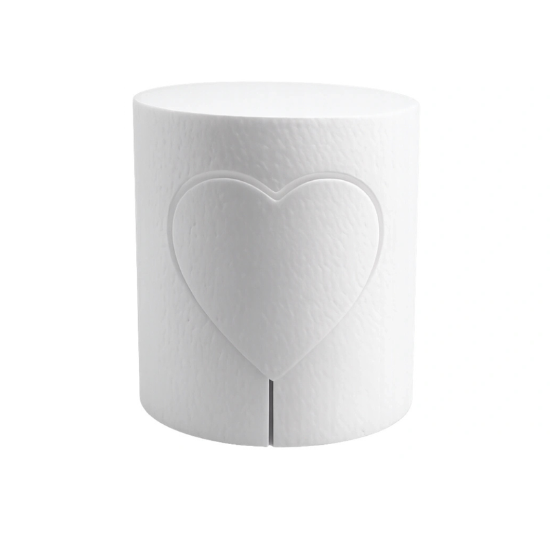 Foam Heart Cut Out Round 6 x 6in