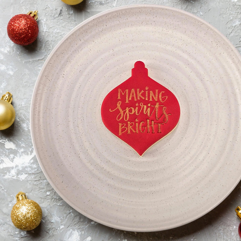 Stamp Embosser Making Spirits Bright