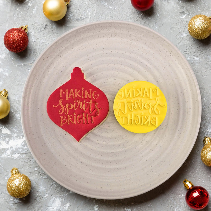 Stamp Embosser Making Spirits Bright