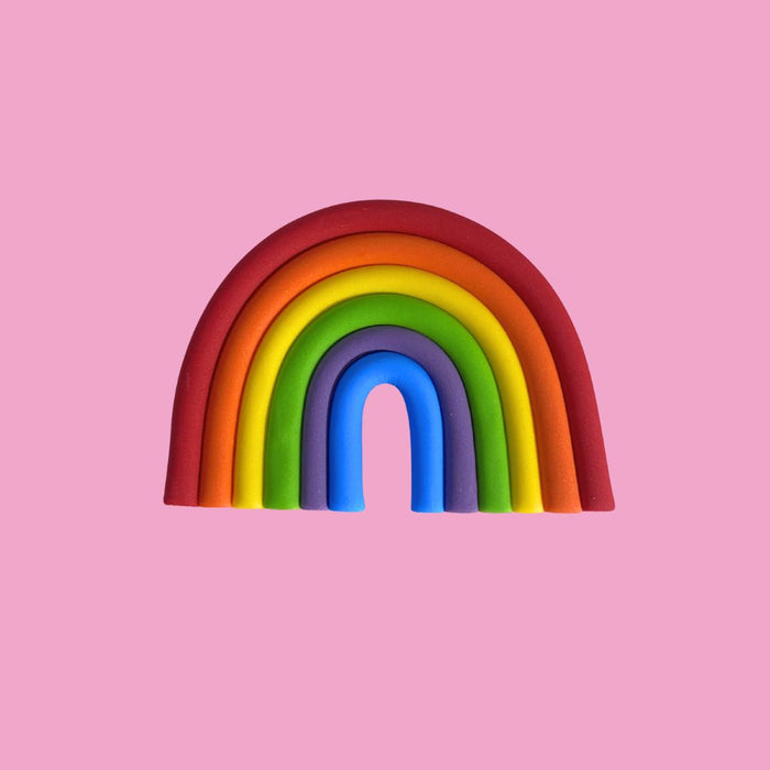 Fondant Topper Bright Rainbow