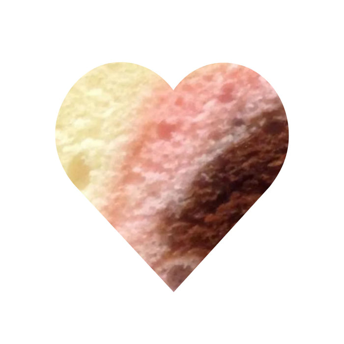 Frozen Marble Butter Heart