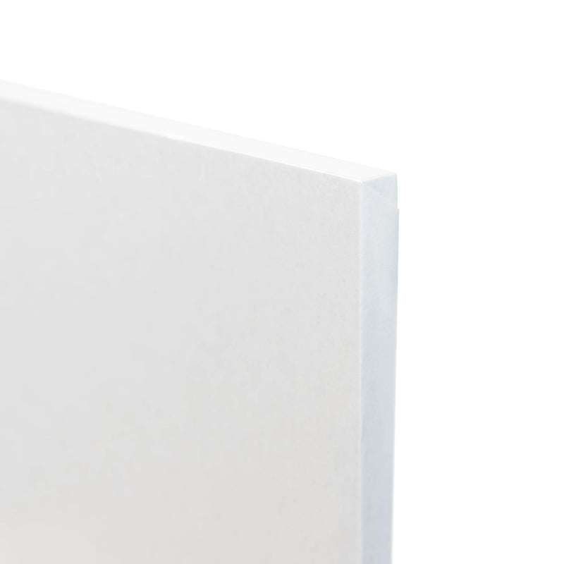 Drum Board White Rectangle Half Slab 16 x 20in