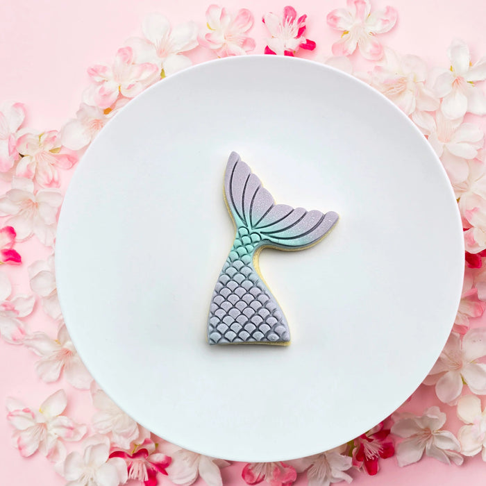 Stamp Embosser With Cutter Mermaid Tail