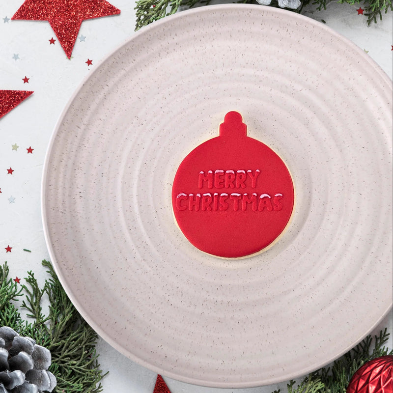 Debosser Plate Merry Christmas Snow