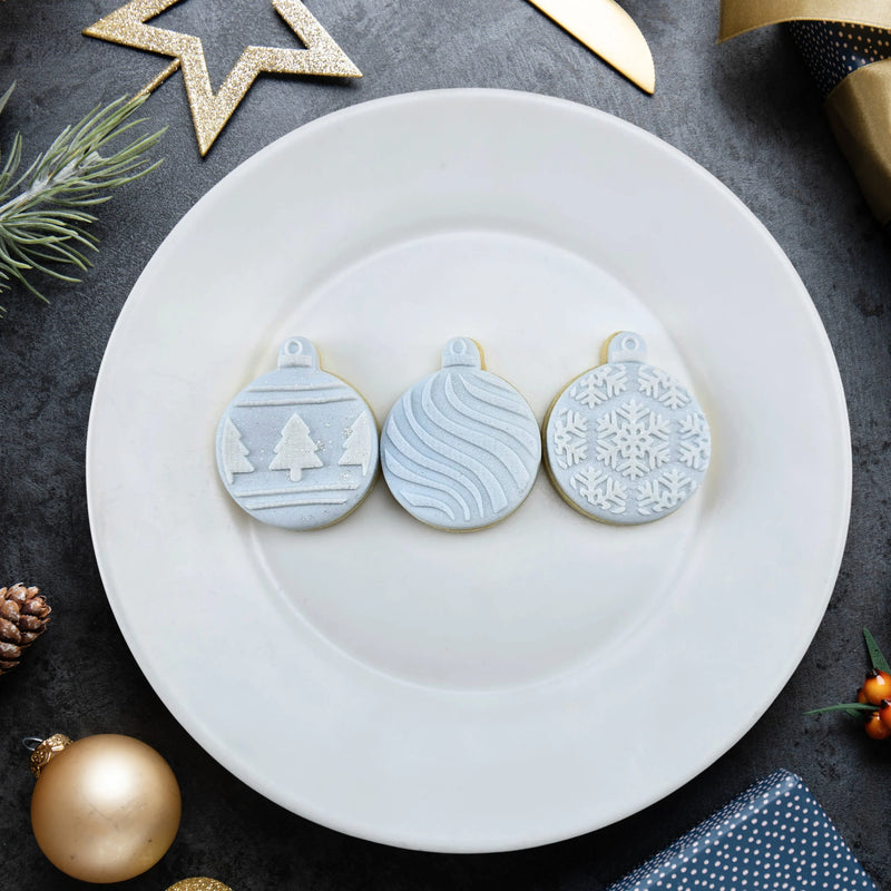 Stamp Embosser With Cutter Mini Bauble