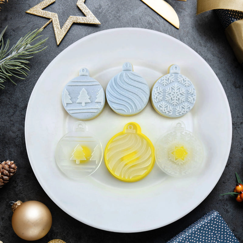 Stamp Embosser With Cutter Mini Bauble