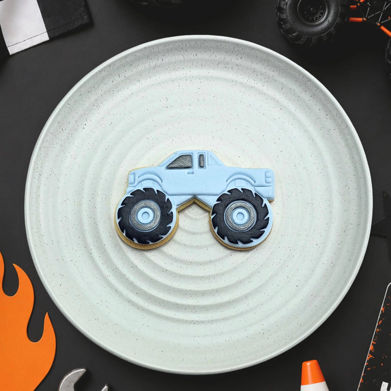 Stamp Embosser With Cutter Monster Truck