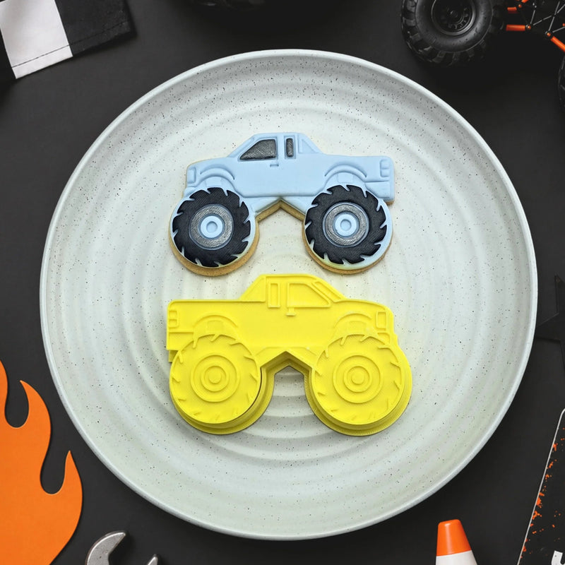 Stamp Embosser With Cutter Monster Truck