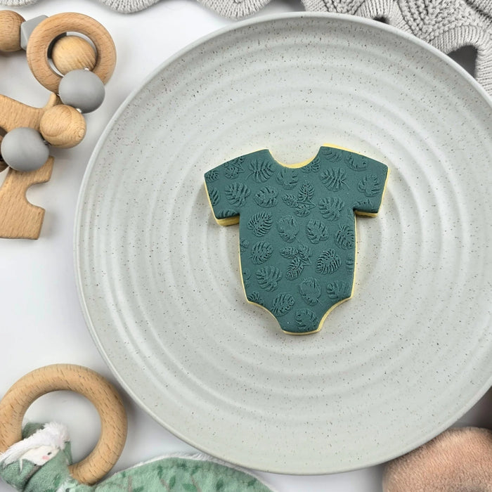 Debosser Pattern Plate Monstera Leaves