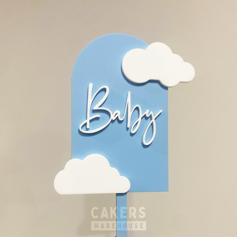 Topper Arch Baby With Clouds