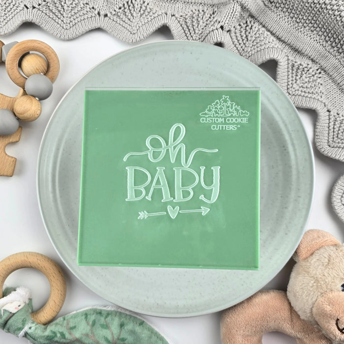 Debosser Plate Oh Baby