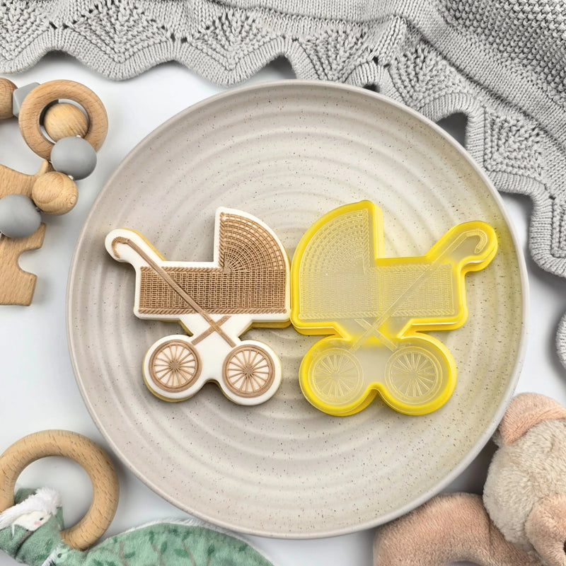 Stamp Debosser With Cutter Pram