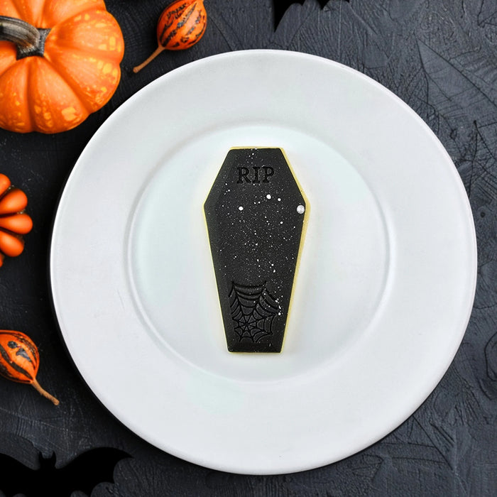 Stamp Embosser With Cutter Halloween Coffin