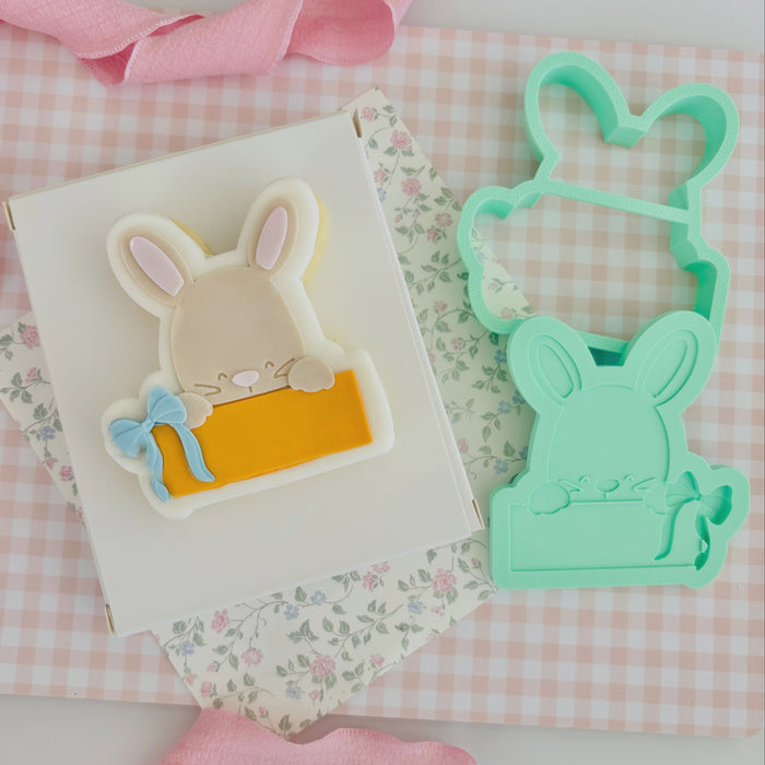 Layer Set 'Sweet P' Bunny Name Plaque