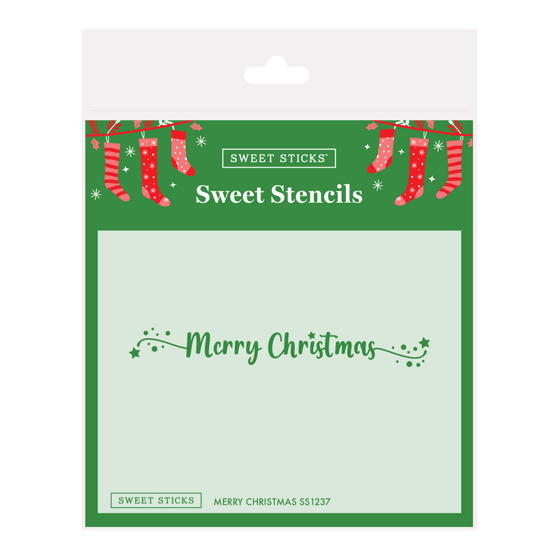 Stencil Merry Christmas