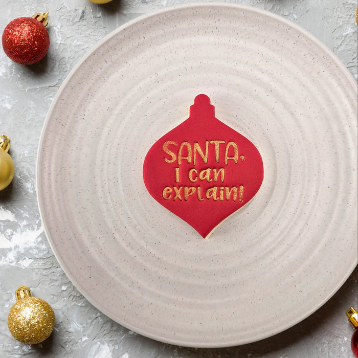 Stamp Embosser Santa, I Can Explain!