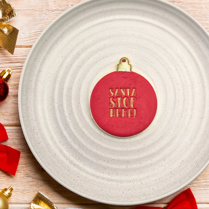 Stamp Embosser Santa Stop Here!