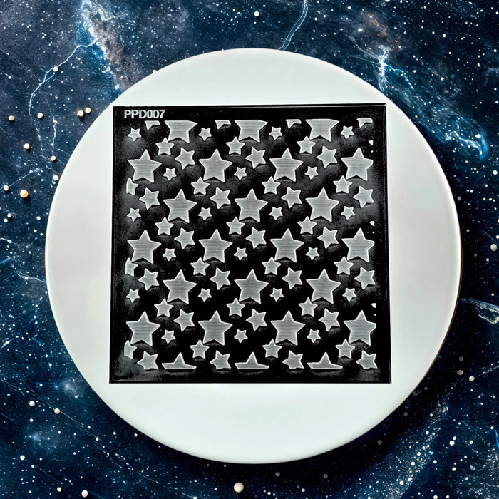Debosser Pattern Plate Scattered Stars