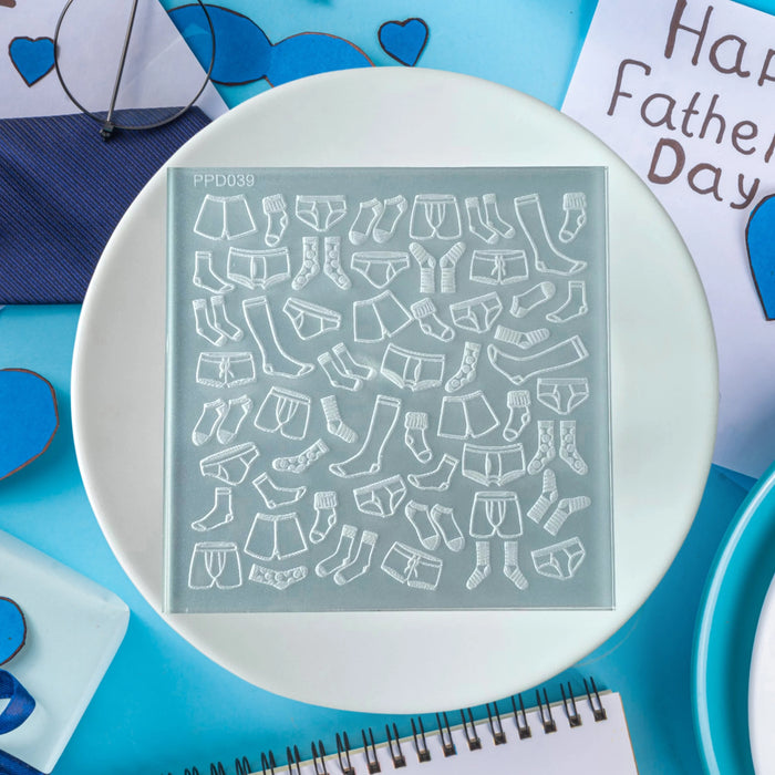 Debosser Pattern Plate Socks & Jocks