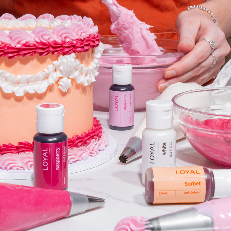 Shellac Colours Raspberry Sorbet Gel Colour Sorbet 20mL — Cakers Warehouse