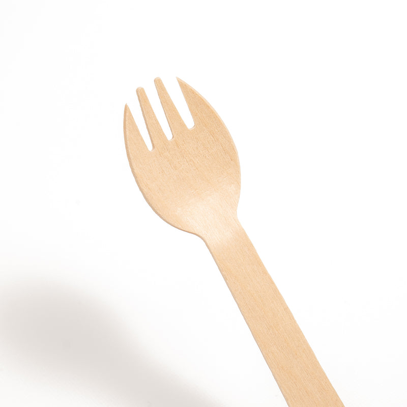 Compostable Wooden Spork 50pc