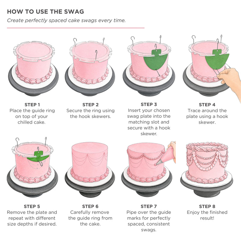 Get Your Swag On 'Sweet P' Cake Swag Template