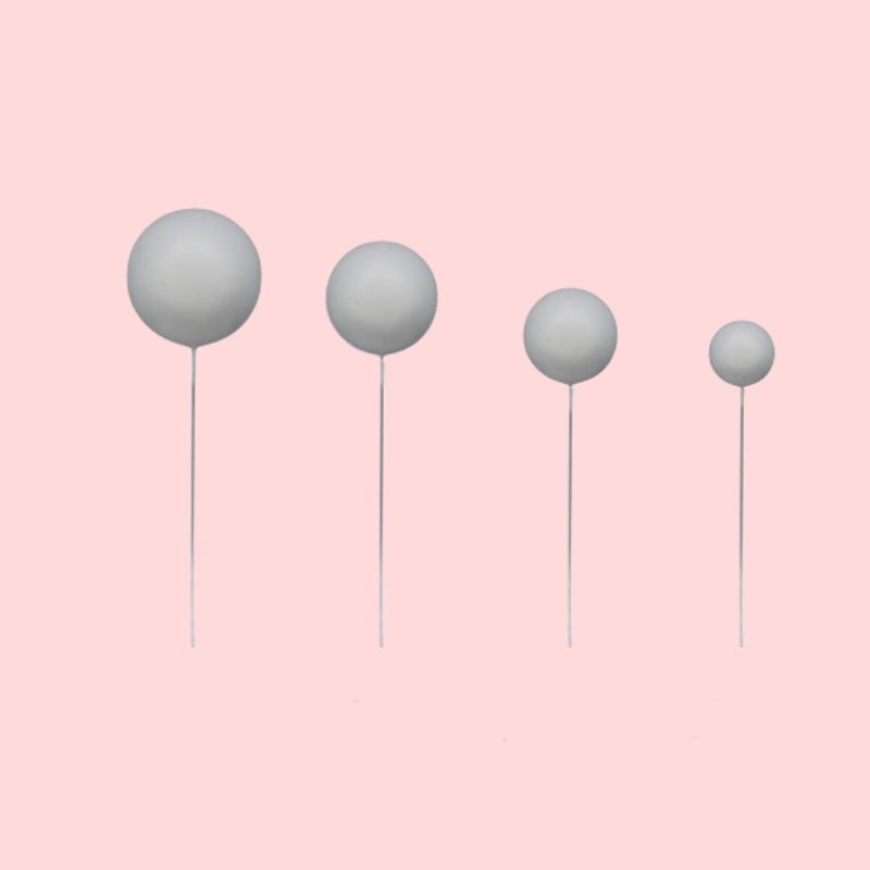 Matte Ball Topper White 20pc