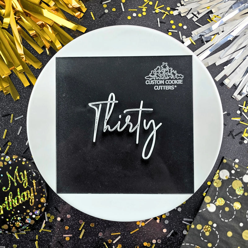 Debosser Plate Thirty