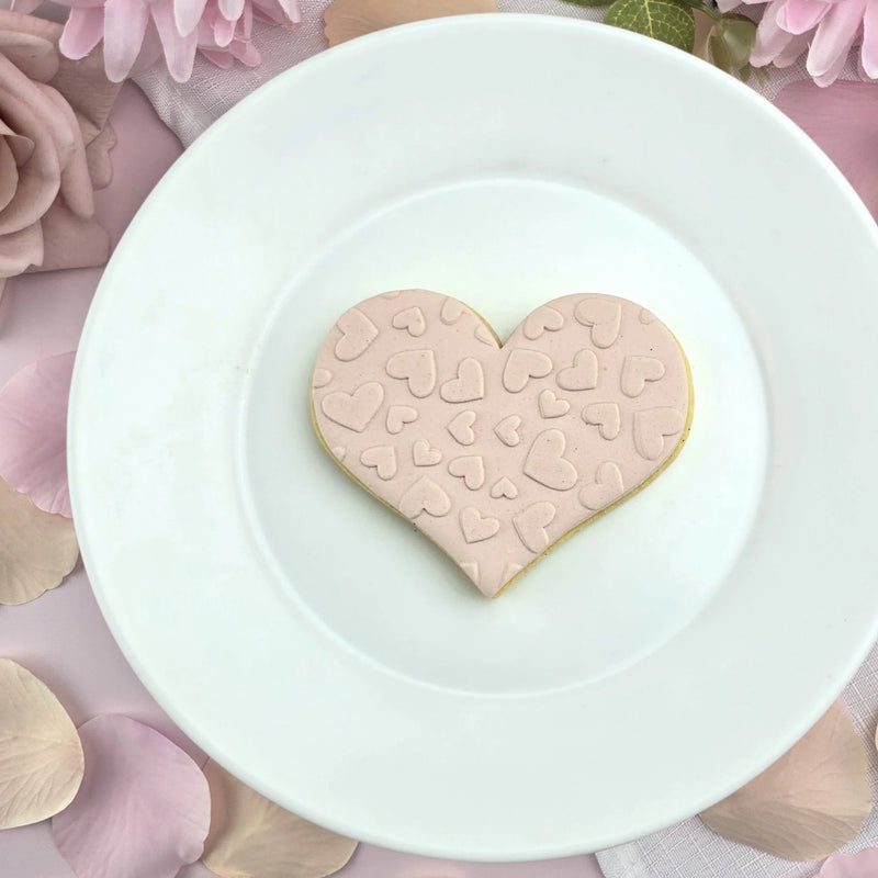 Debosser Pattern Plate Turning Hearts *Clearance*