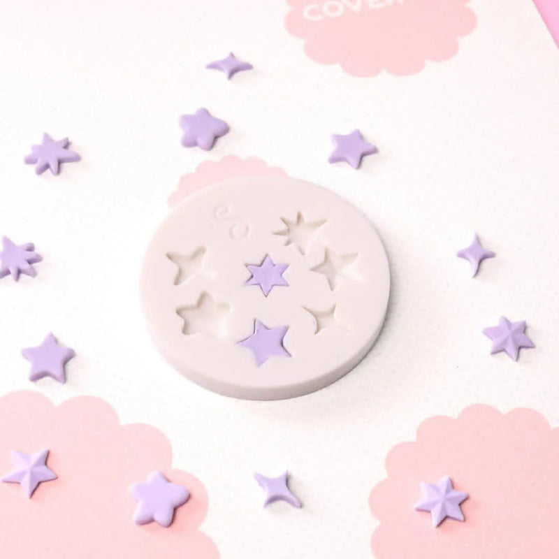 Silicone Mould Twinkle Stars Small