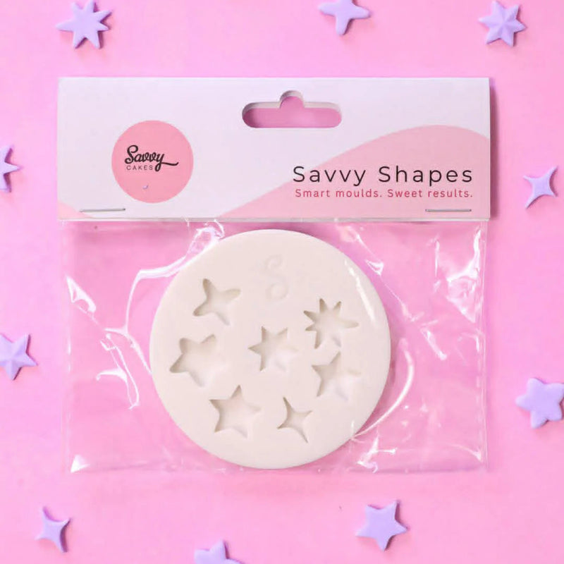 Silicone Mould Twinkle Stars Small