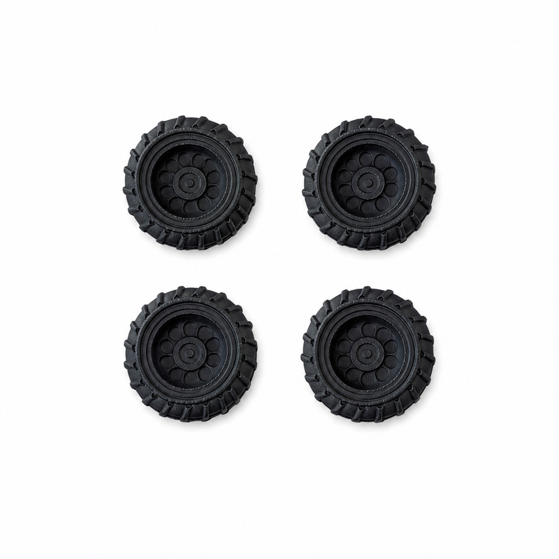 Fondant Topper Tyre 4pc